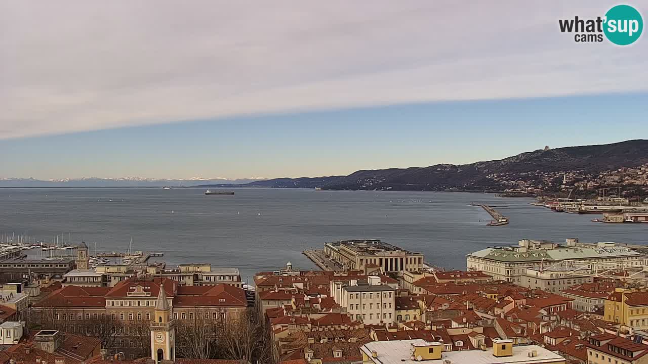 Webcam Trieste – Vue du sanctuaire Monte Grisa