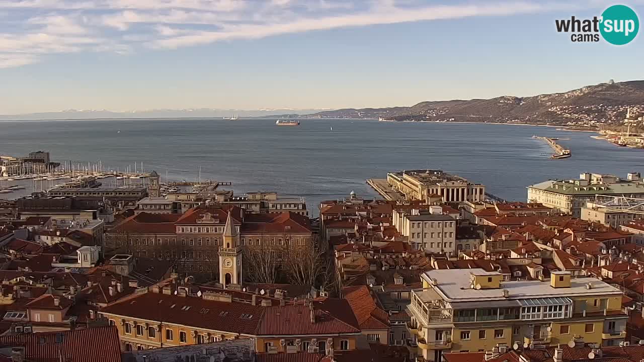 Webcam Trieste –  Vista desde el santuario Monte Grisa