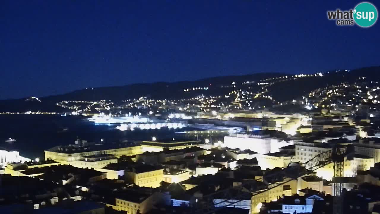 Webcam Triest – Blick vom Heiligtum Monte Grisa