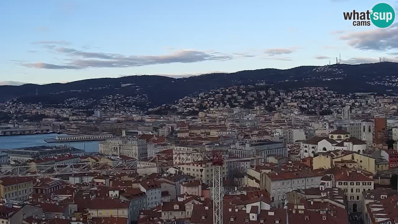 Webcam Trieste –  Vista desde el santuario Monte Grisa