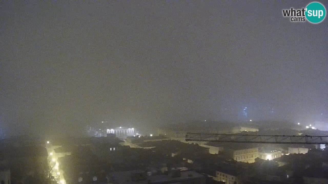 Live webcam Trieste – Panorama della città, del Golfo, stazione marittima e del castello di Miramare