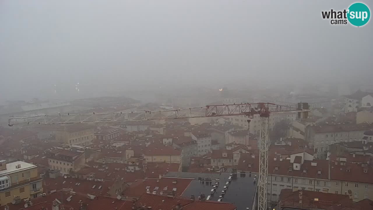 Webcam Triest – Blick vom Heiligtum Monte Grisa