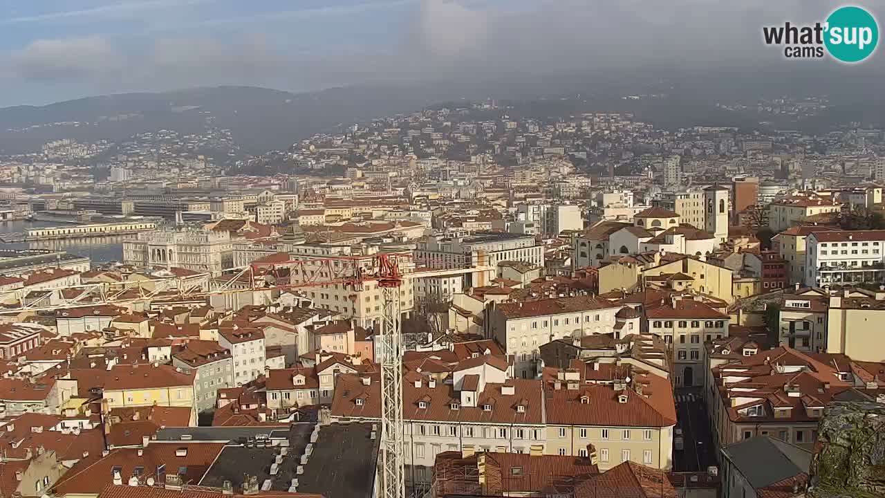 Webcam Trieste –  Vista desde el santuario Monte Grisa