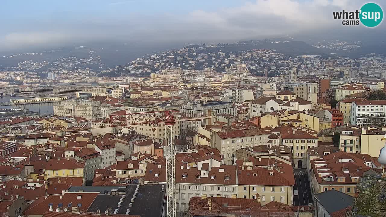 Webcam Trieste –  Vista desde el santuario Monte Grisa