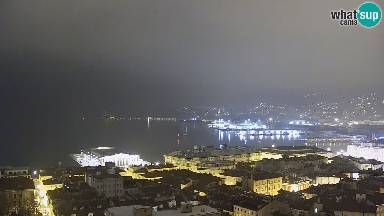 Webcam Trieste –  Vista desde el santuario Monte Grisa