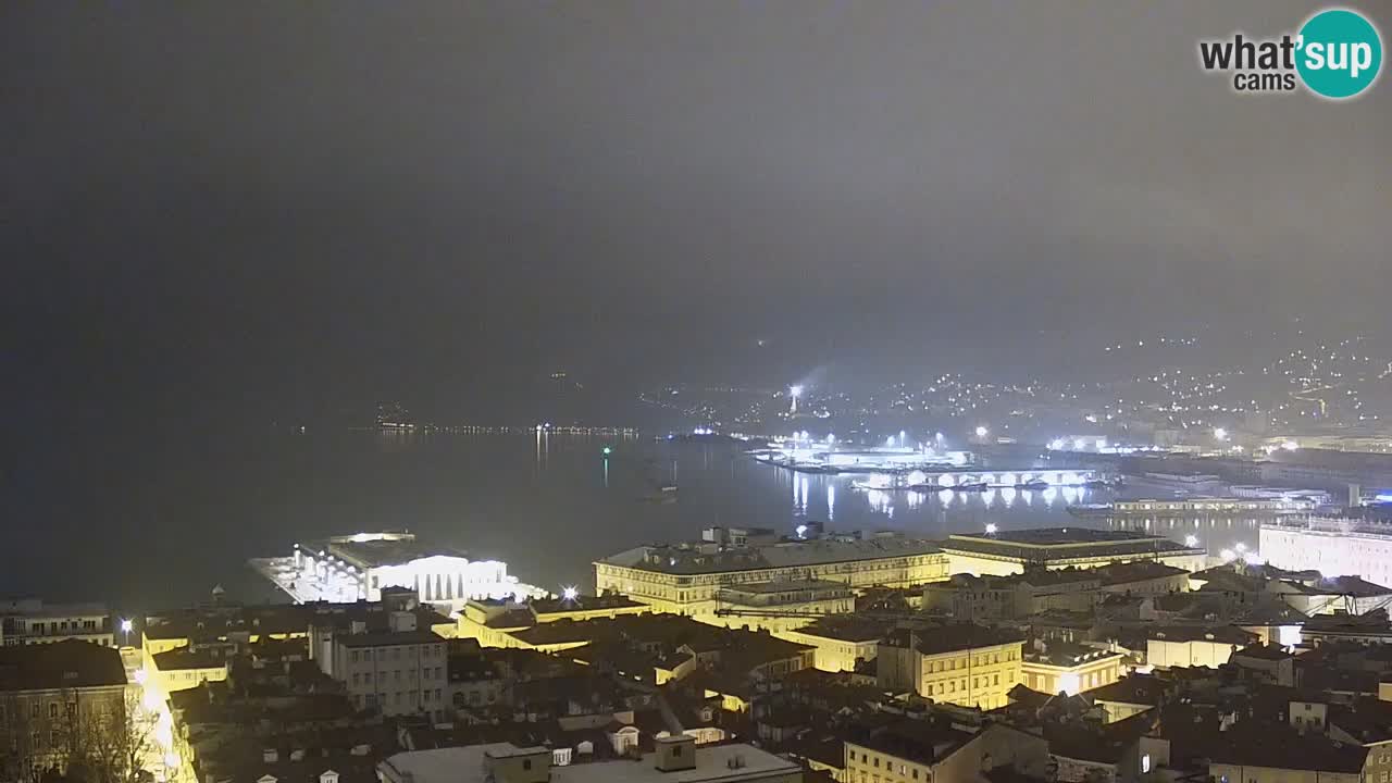 Live-Webcam Triest – Panorama der Stadt, des Golfs, der Seestation und des Schlosses Miramare