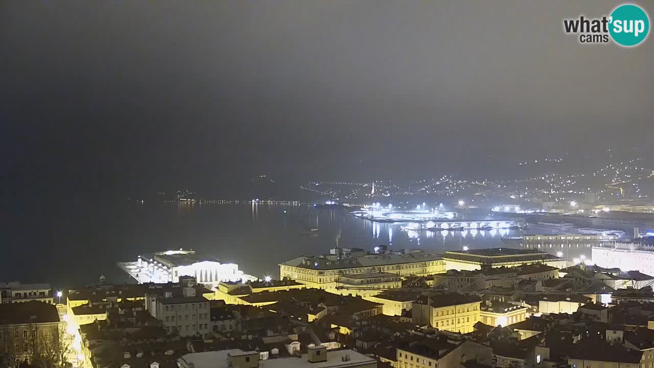 Webcam Trieste –  Vista desde el santuario Monte Grisa