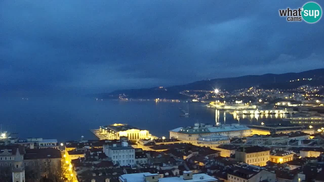 Webcam Trieste –  Vista desde el santuario Monte Grisa