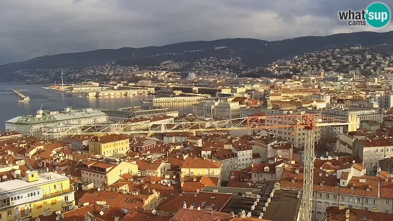 Spletna kamera Trst – pogled s svetišča Monte Grisa