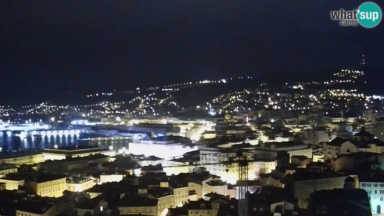 Webcam Trieste – Vue du sanctuaire Monte Grisa