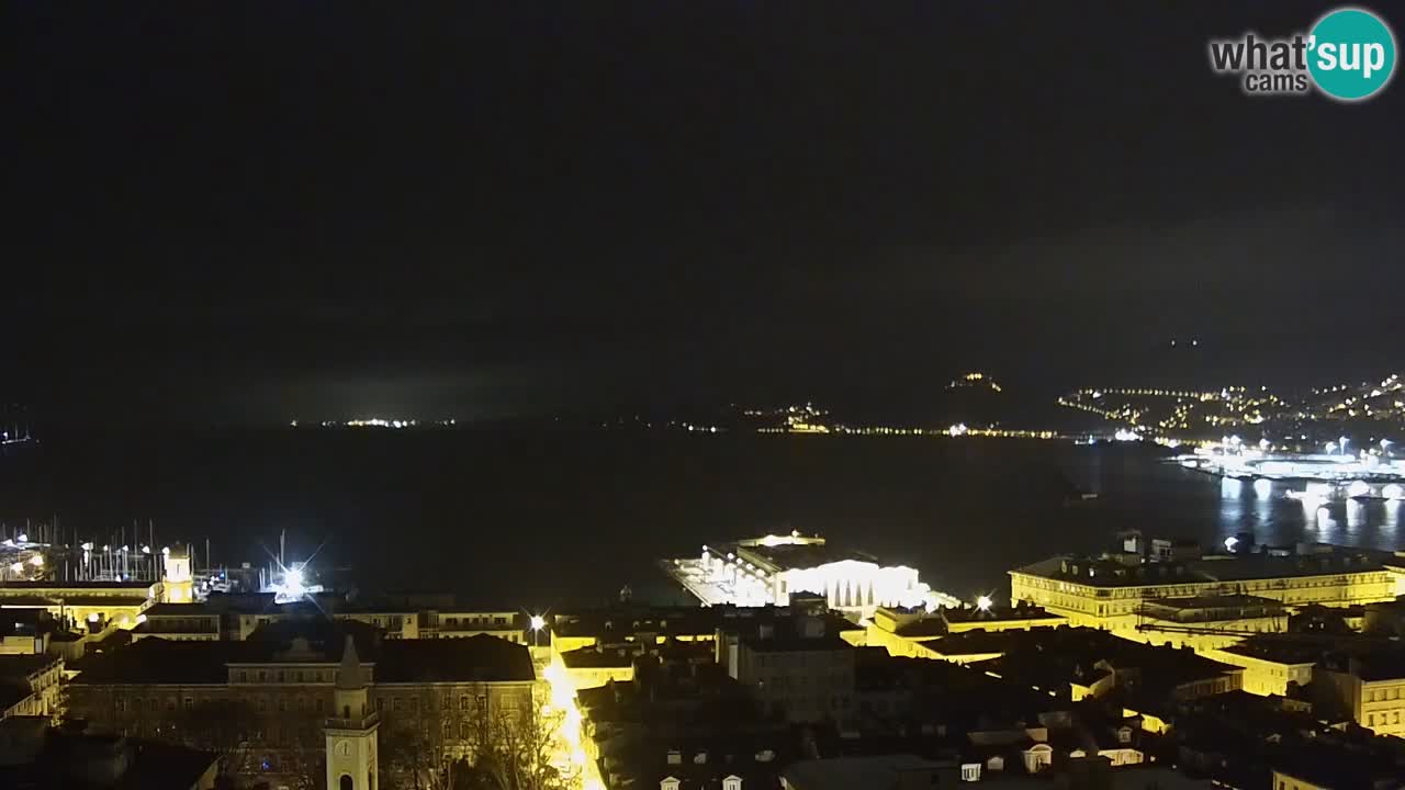 Webcam Trieste –  Vista desde el santuario Monte Grisa