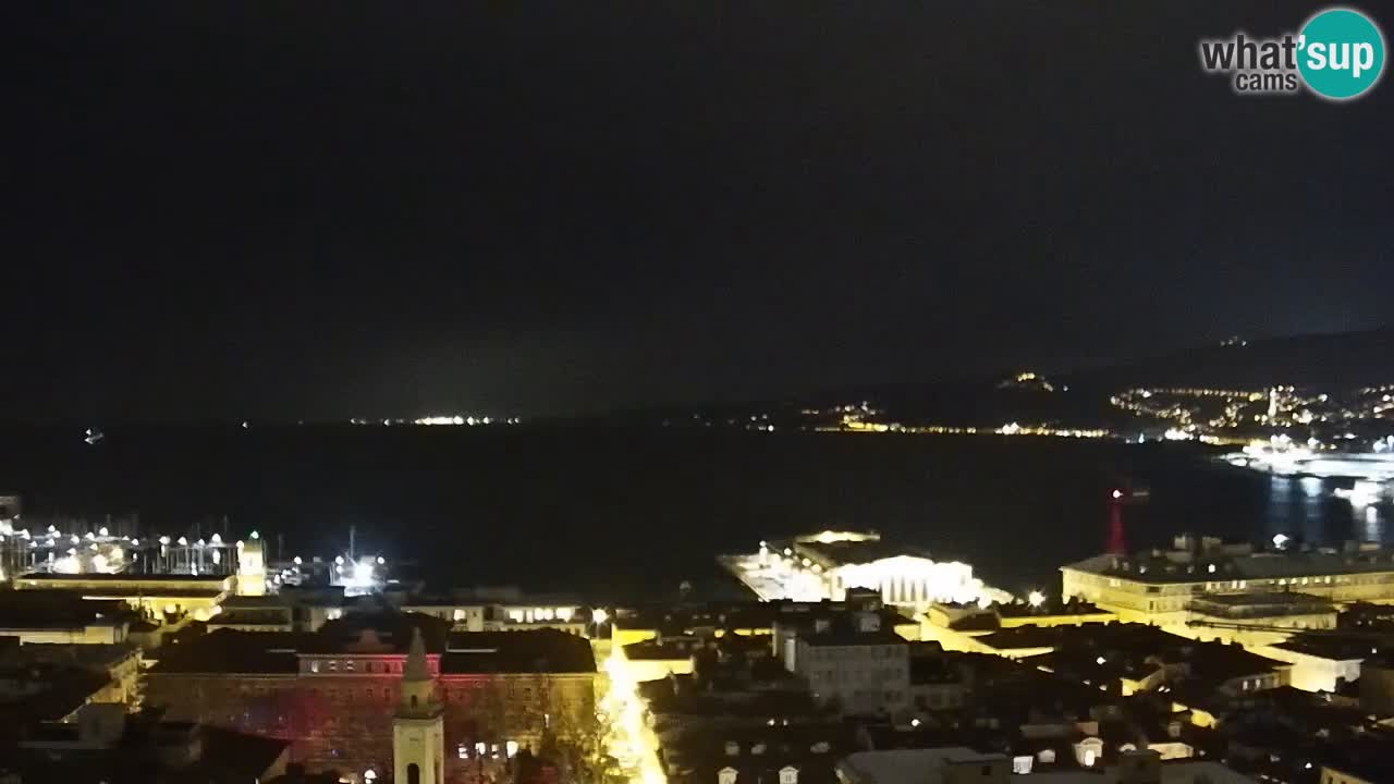 Webcam Trieste –  Vista desde el santuario Monte Grisa