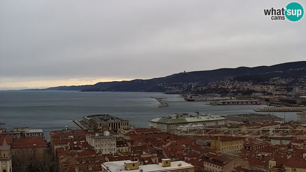 Webcam Trieste – Vue du sanctuaire Monte Grisa