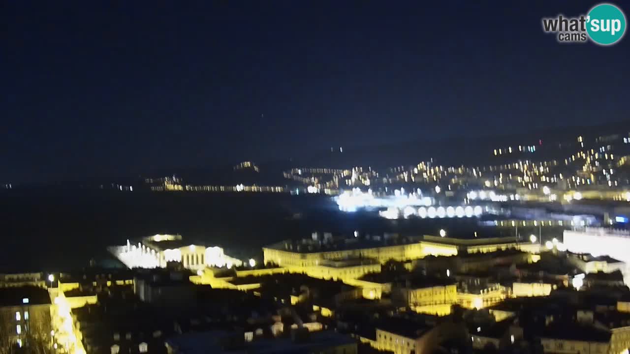 Webcam Trieste – View from sanctuary Monte Grisa