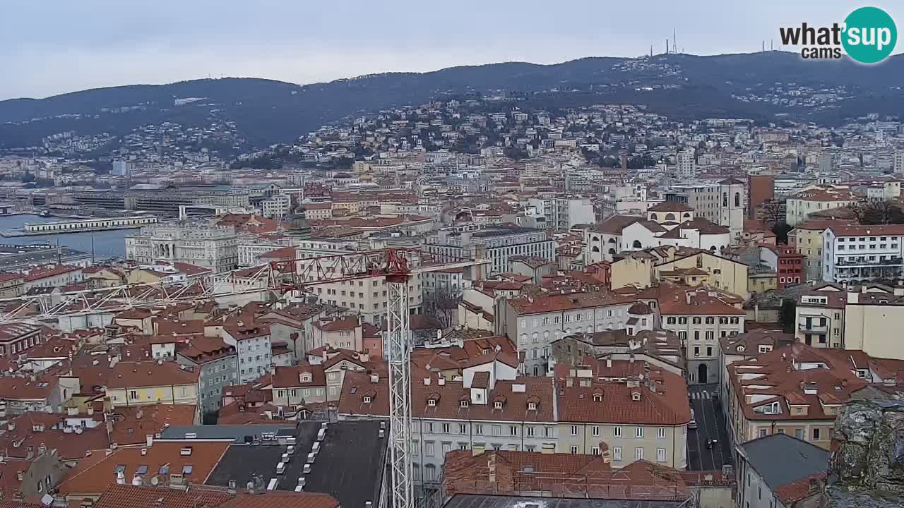 Webcam Triest – Blick vom Heiligtum Monte Grisa