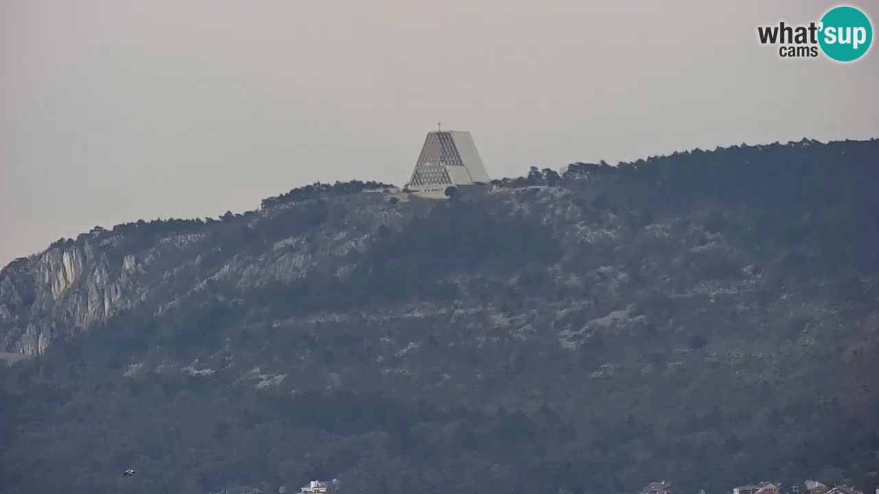 Live webcam Trieste – Panorama della città, del Golfo, stazione marittima e del castello di Miramare