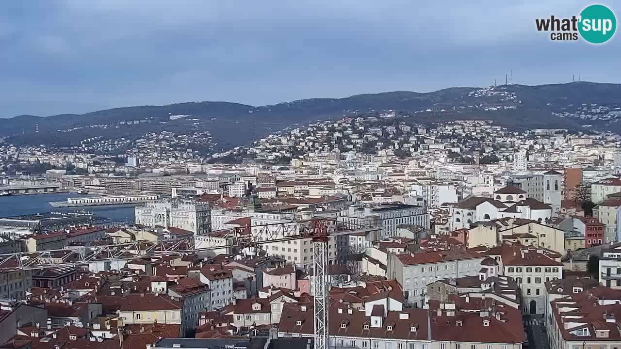 Live-Webcam Triest – Panorama der Stadt, des Golfs, der Seestation und des Schlosses Miramare