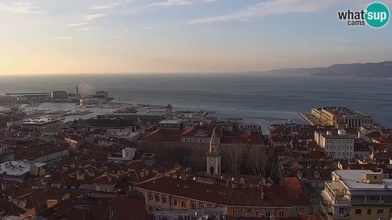 Webcam Triest – Blick vom Heiligtum Monte Grisa