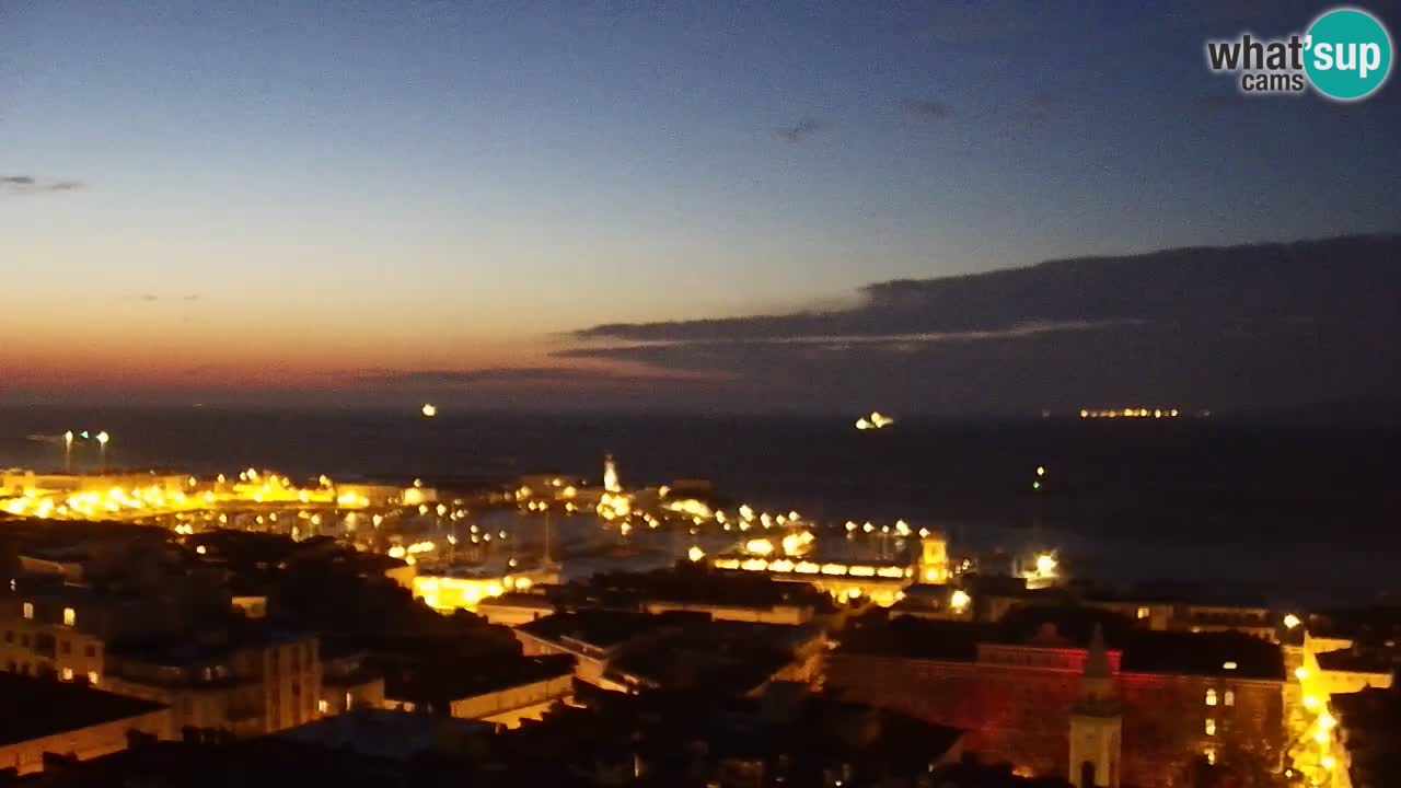 Webcam Trieste –  Vista desde el santuario Monte Grisa