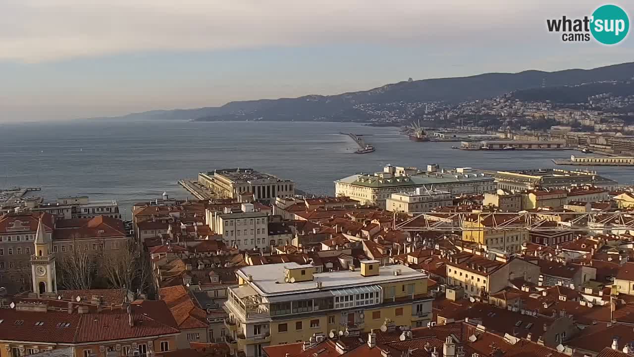 Webcam Trieste –  Vista desde el santuario Monte Grisa