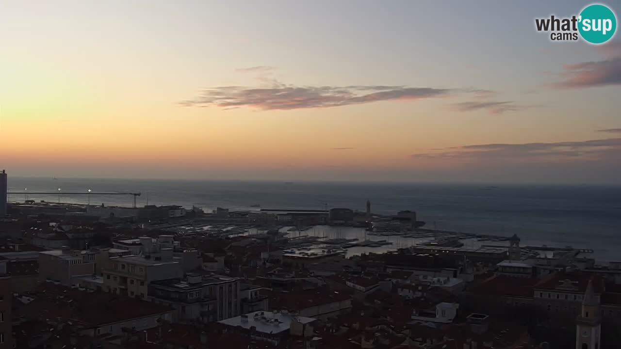 Webcam Trieste –  Vista desde el santuario Monte Grisa