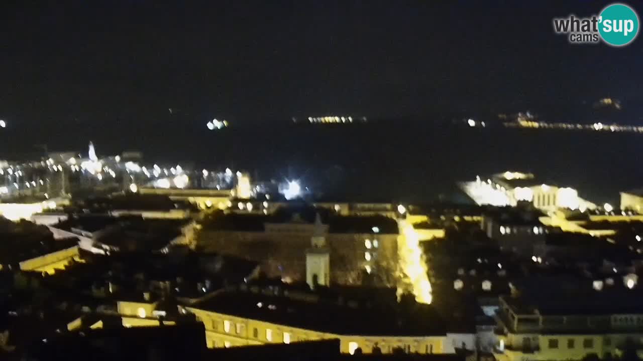 Webcam Trieste –  Vista desde el santuario Monte Grisa