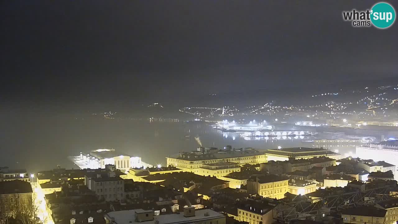 Webcam Trieste – Vue du sanctuaire Monte Grisa