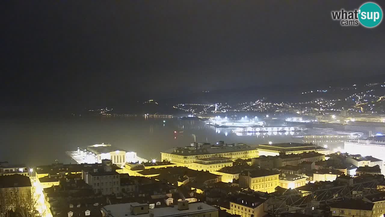 Webcam Trieste –  Vista desde el santuario Monte Grisa