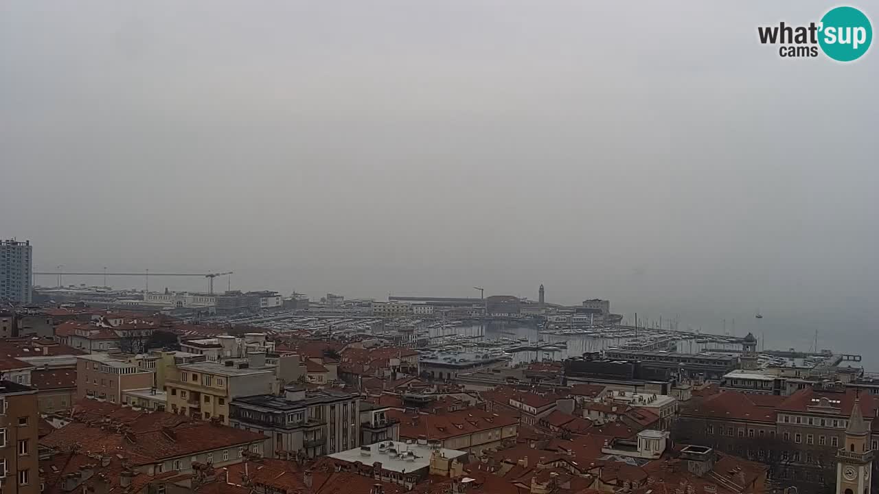 Webcam Trieste – Vue du sanctuaire Monte Grisa