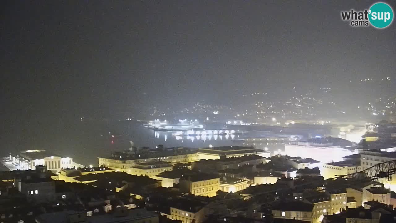 Webcam Trieste –  Vista desde el santuario Monte Grisa