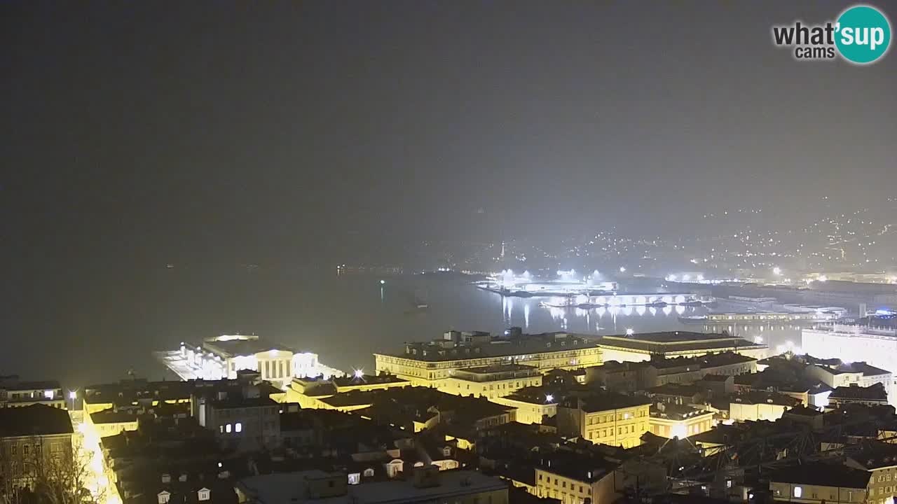 Webcam Trieste – Vue du sanctuaire Monte Grisa