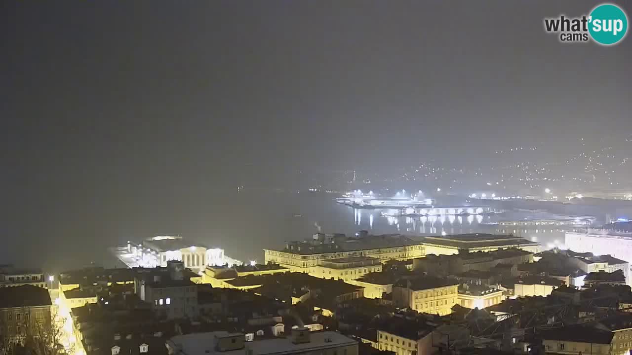 Webcam Trieste –  Vista desde el santuario Monte Grisa