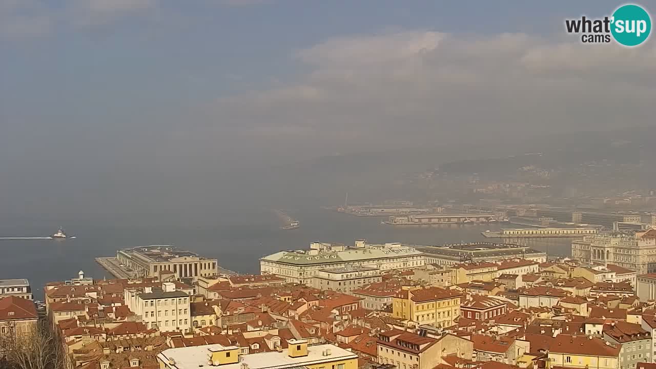 Webcam Trieste – Vue du sanctuaire Monte Grisa