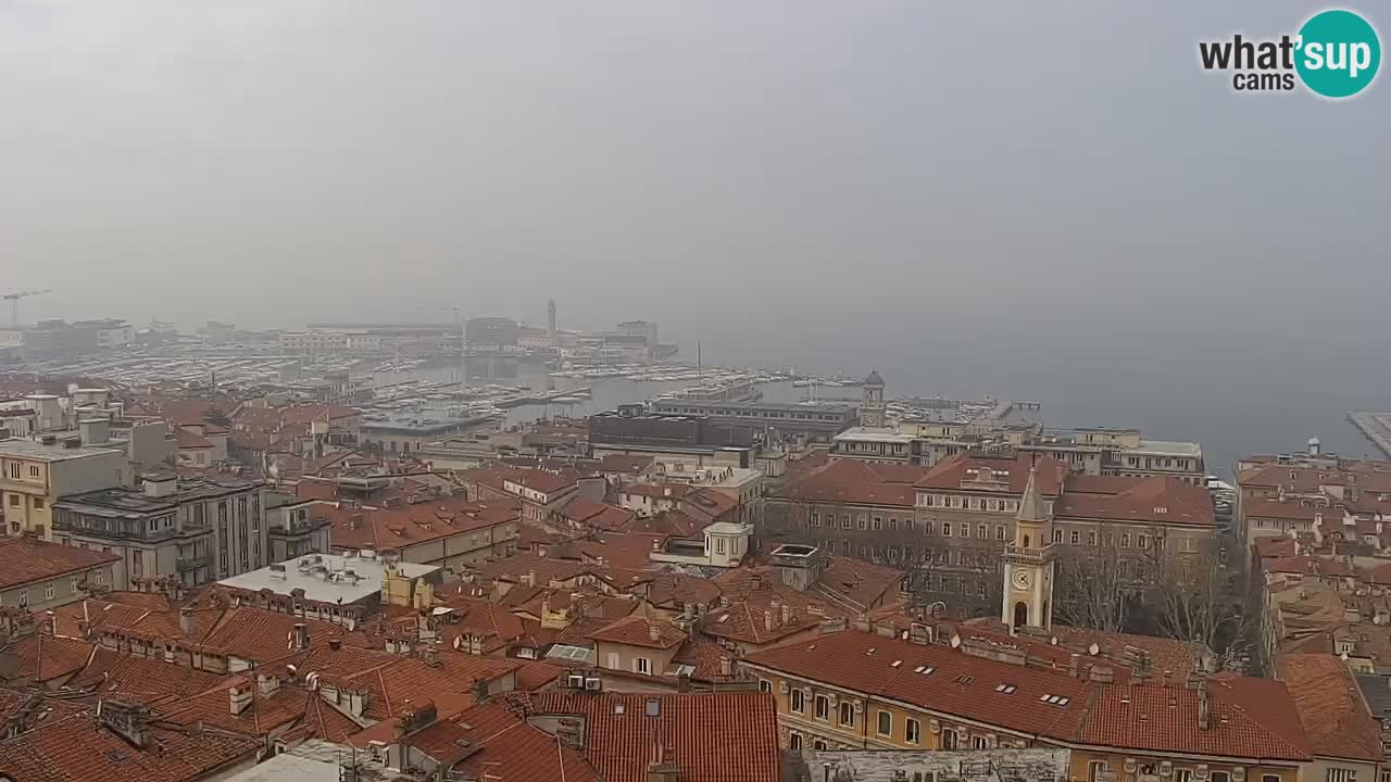 Webcam Trieste – Vue du sanctuaire Monte Grisa