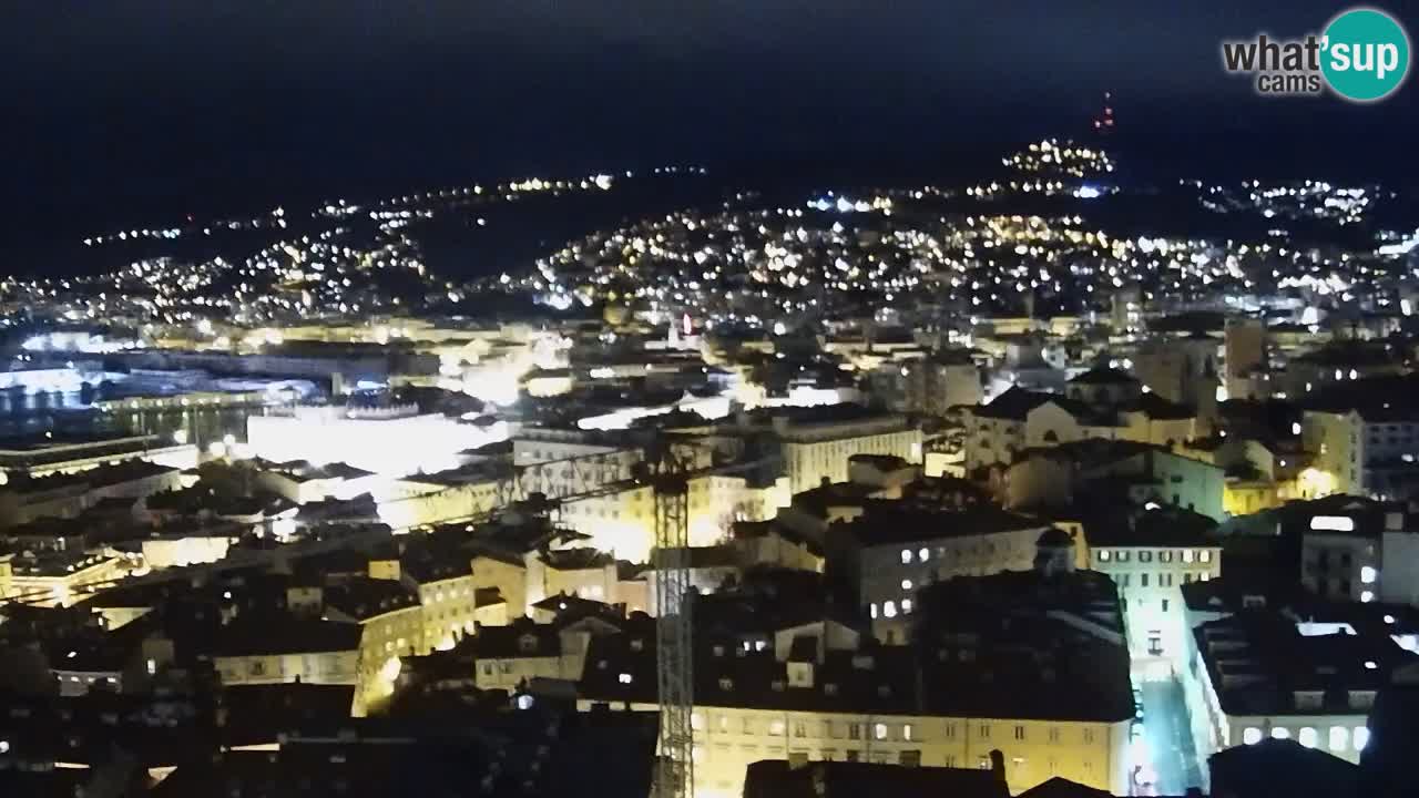 Webcam Trieste –  Vista desde el santuario Monte Grisa