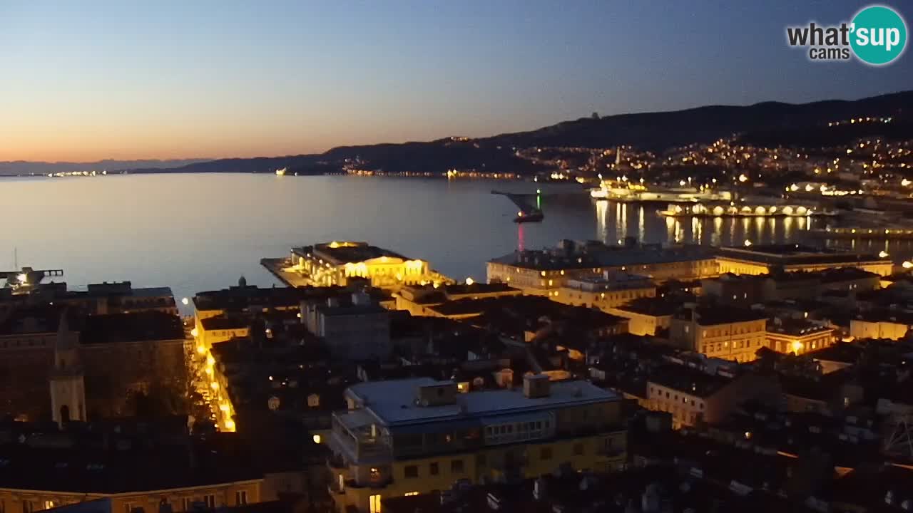 Webcam Trieste – Vue du sanctuaire Monte Grisa