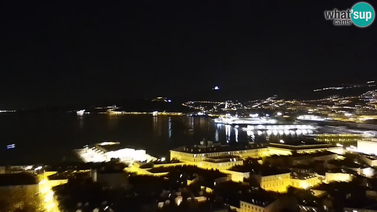 Webcam Trieste –  Vista desde el santuario Monte Grisa