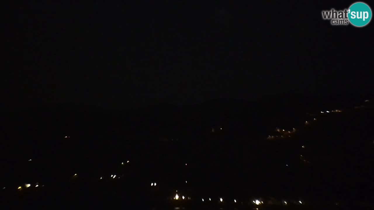 Webcam en direct Trieste, ville, golfe, port et château de Miramare