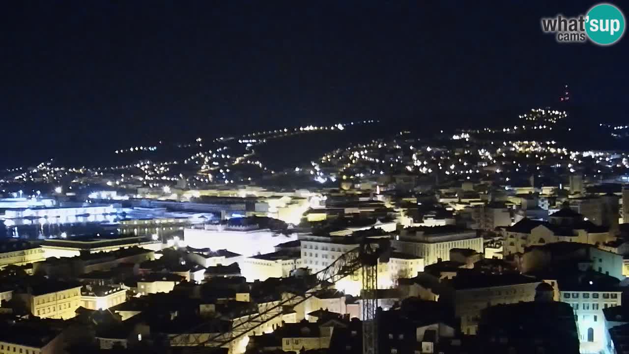 Live-Webcam Triest – Panorama der Stadt, des Golfs, der Seestation und des Schlosses Miramare