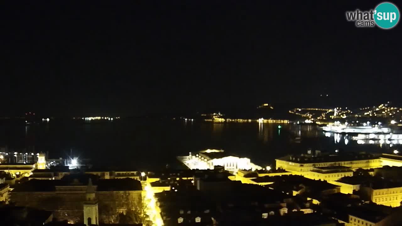 Webcam Trieste –  Vista desde el santuario Monte Grisa