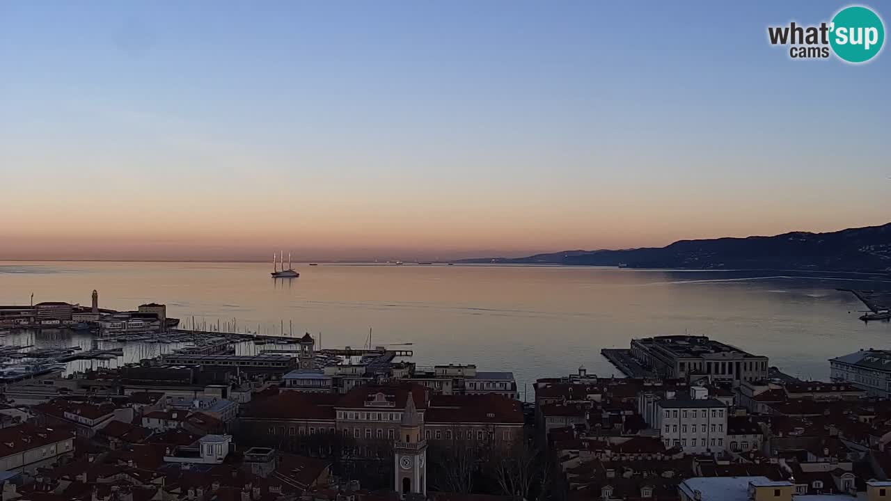 Webcam Trieste – Vue du sanctuaire Monte Grisa