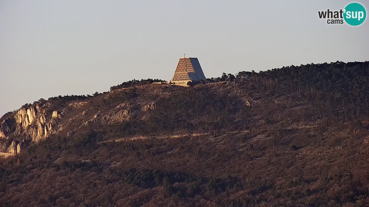 Live webcam Trieste – Panorama della città, del Golfo, stazione marittima e del castello di Miramare