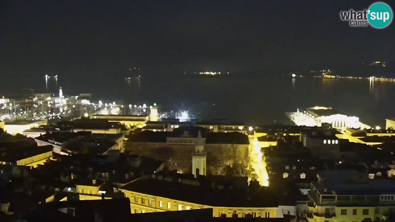 Webcam Trieste –  Vista desde el santuario Monte Grisa