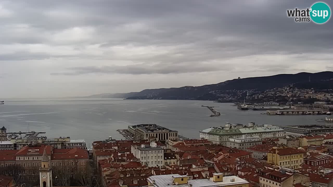 Webcam Triest – Blick vom Heiligtum Monte Grisa