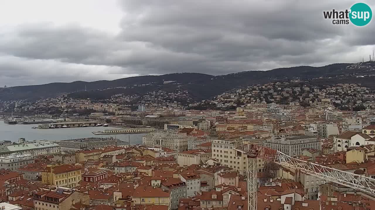 Webcam Trieste –  Vista desde el santuario Monte Grisa