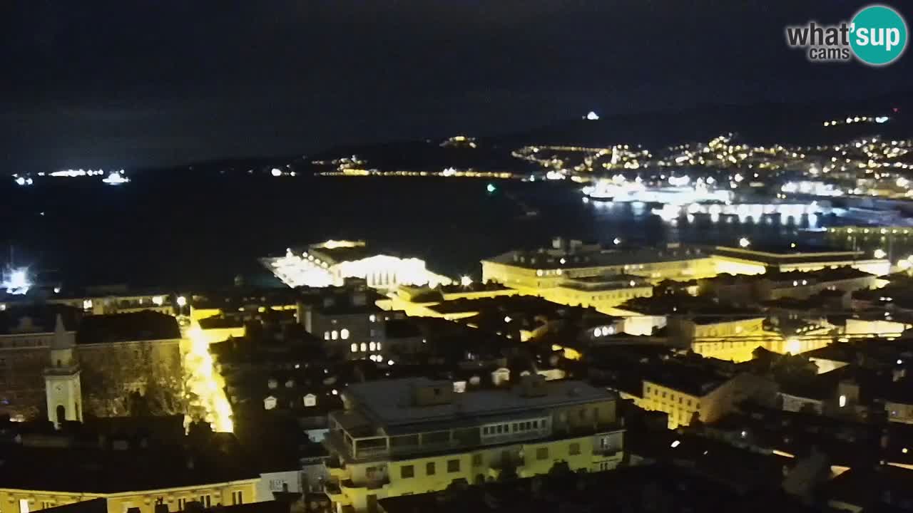 Webcam Trieste –  Vista desde el santuario Monte Grisa