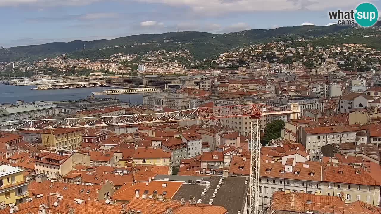 Web kamera Trst – pogled sa svetišta Monte Grisa
