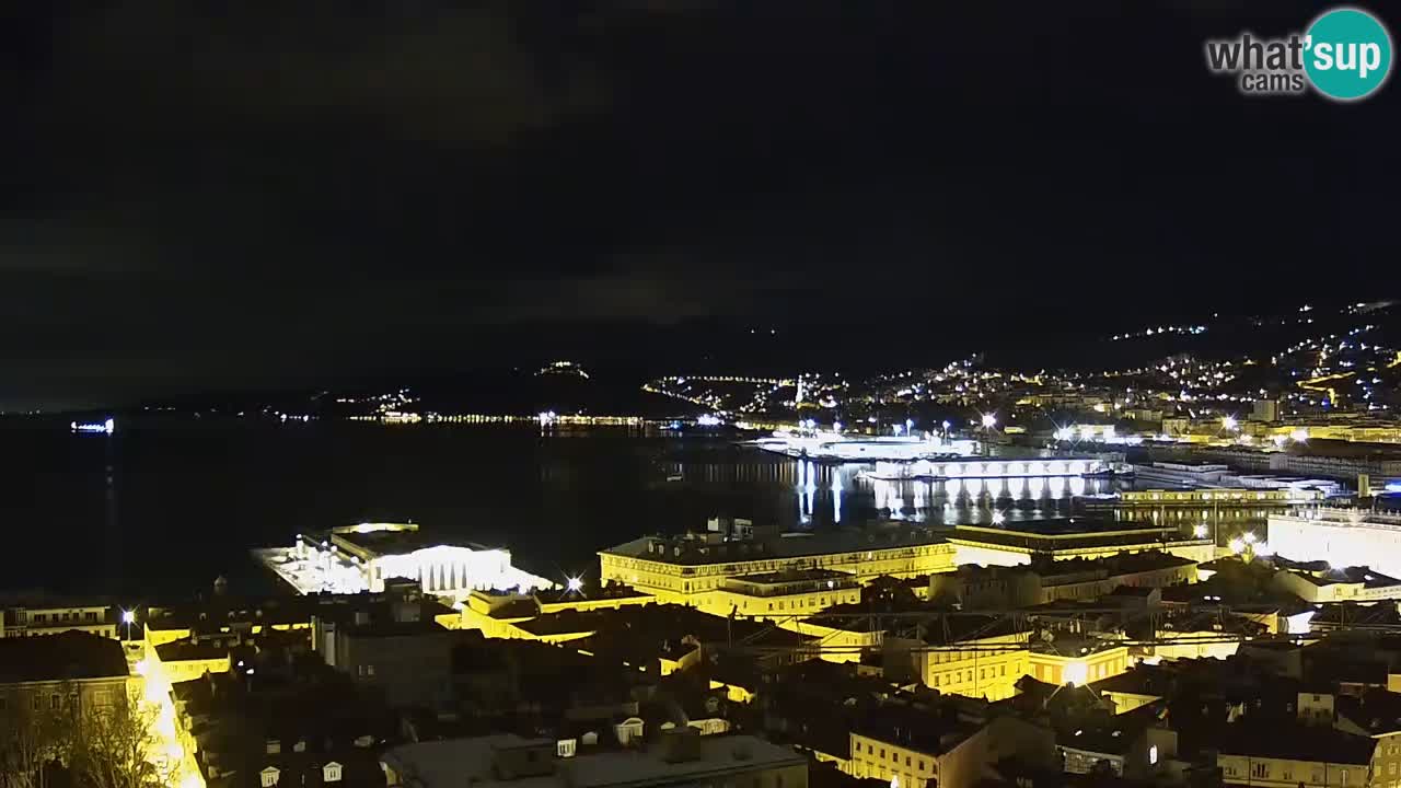 Webcam Trieste –  Vista desde el santuario Monte Grisa