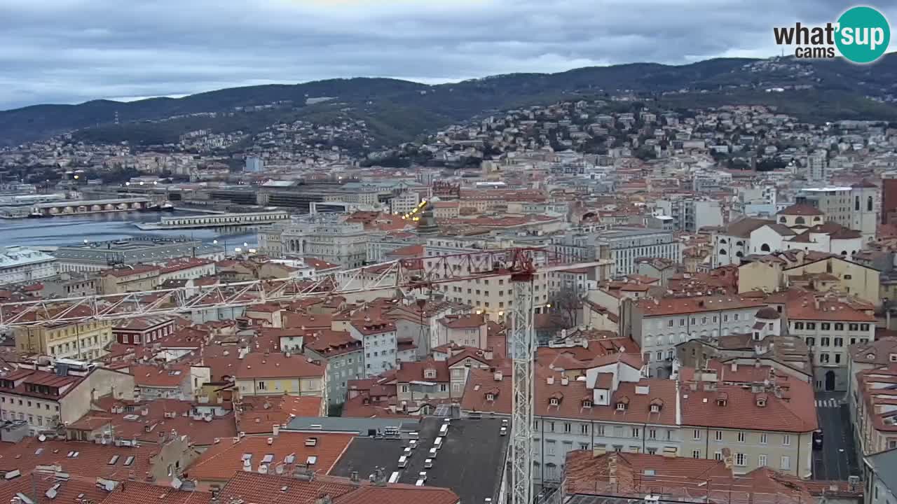 Webcam Trieste – Vue du sanctuaire Monte Grisa