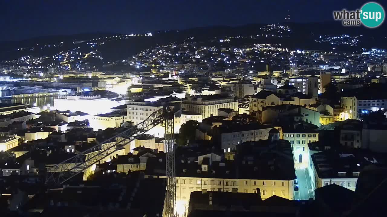 Live-Webcam Triest – Panorama der Stadt, des Golfs, der Seestation und des Schlosses Miramare